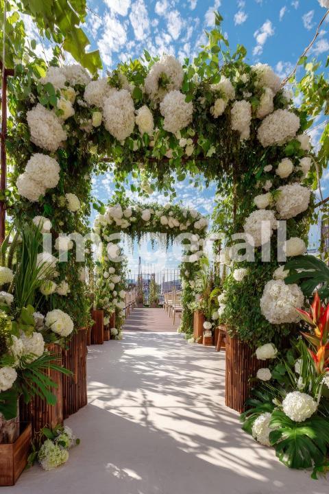 5545 Floral Arch