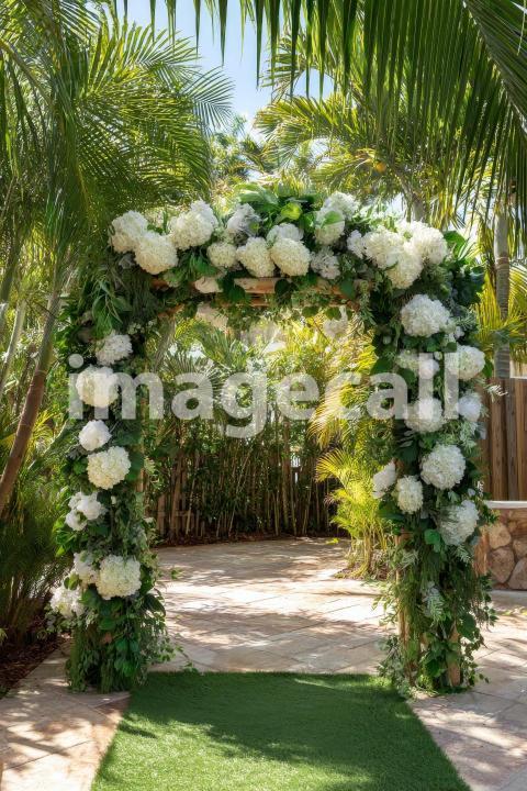 5532 Floral Arch