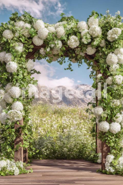 5557 Floral Arch