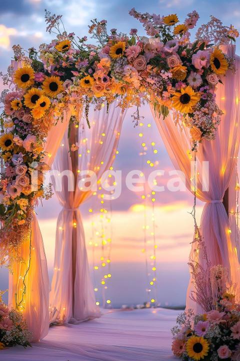 4285 Floral Arch