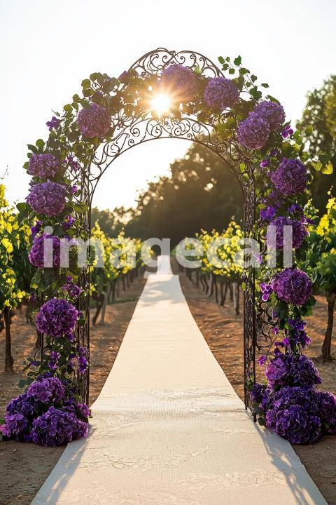 4264 Floral Arch