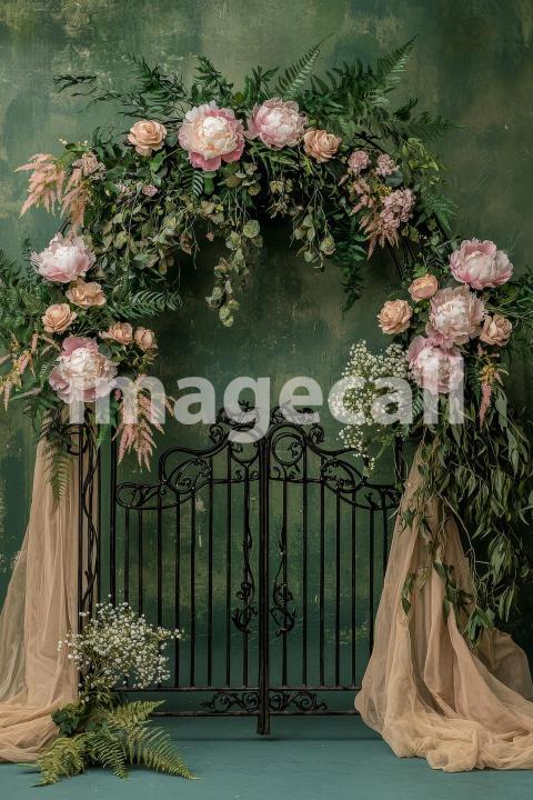 4343 Floral Arch