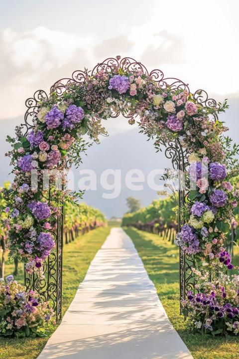 4263 Floral Arch