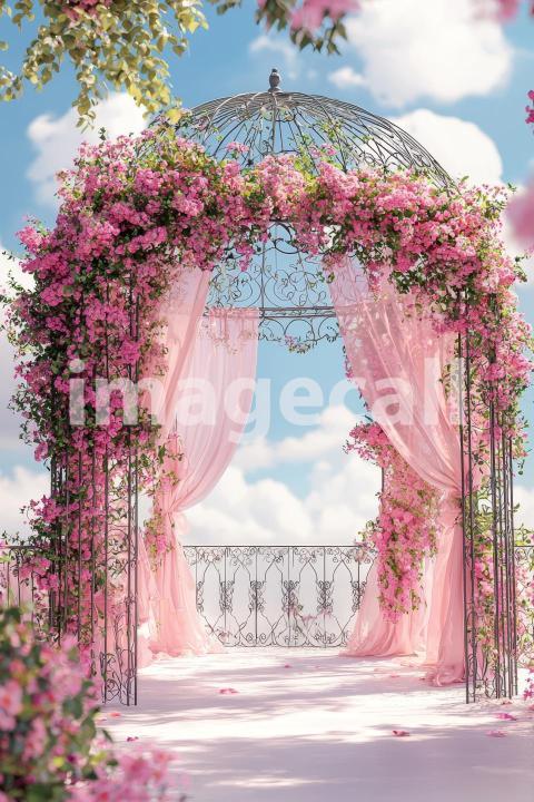 4374 Floral Arch