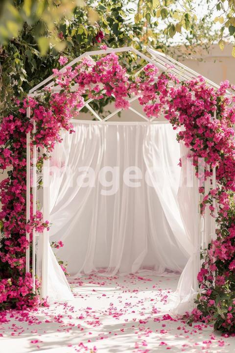 4377 Floral Arch