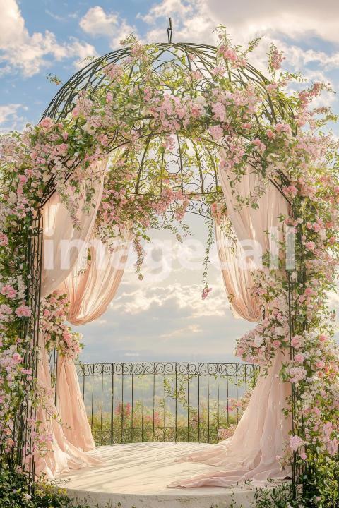 4373 Floral Arch