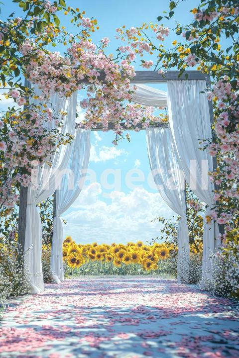 4401 Floral Arch