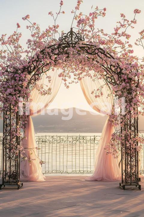 4419 Floral Arch