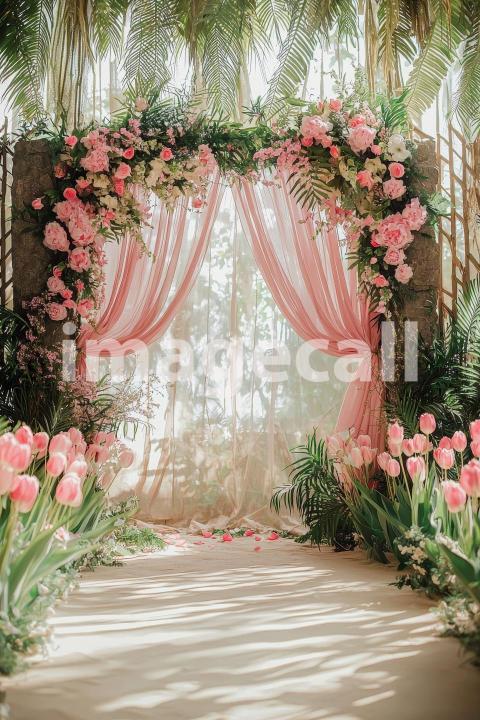 4424 Floral Arch