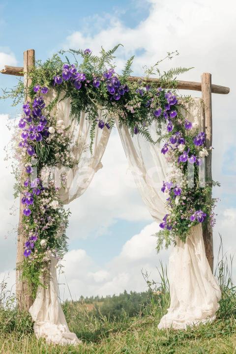 4445 Floral Arch