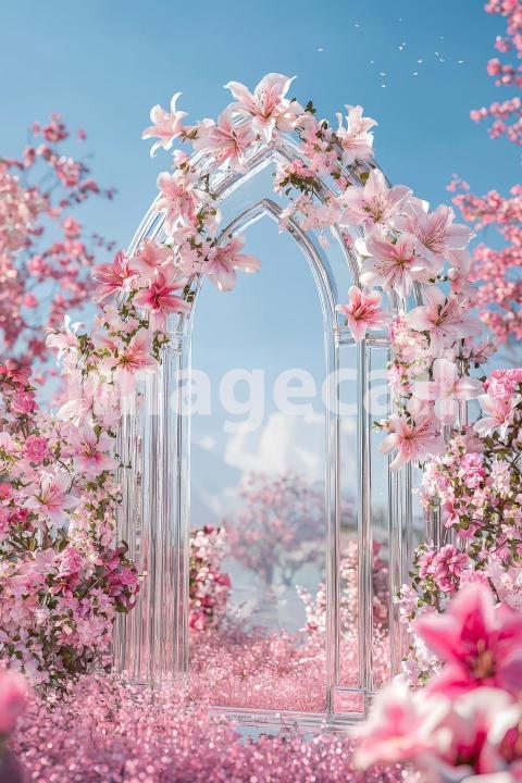 4460 Floral Arch