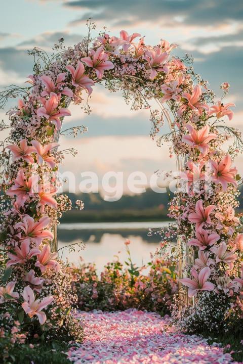 4458 Floral Arch