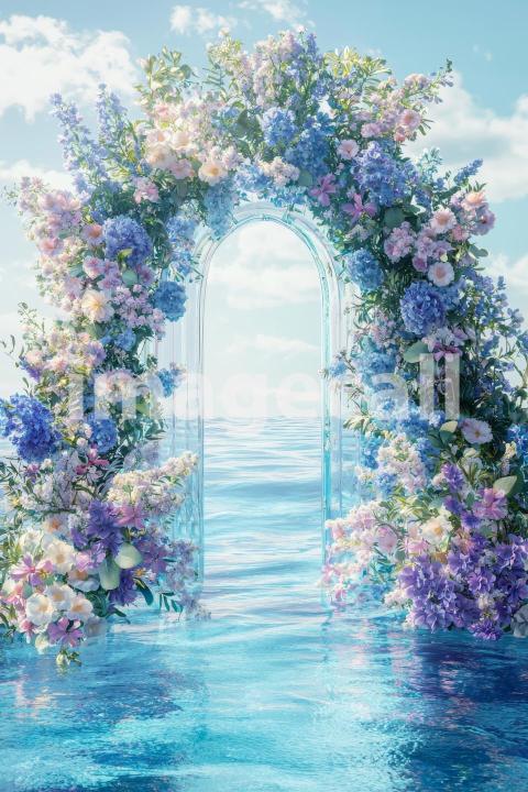 4456 Floral Arch
