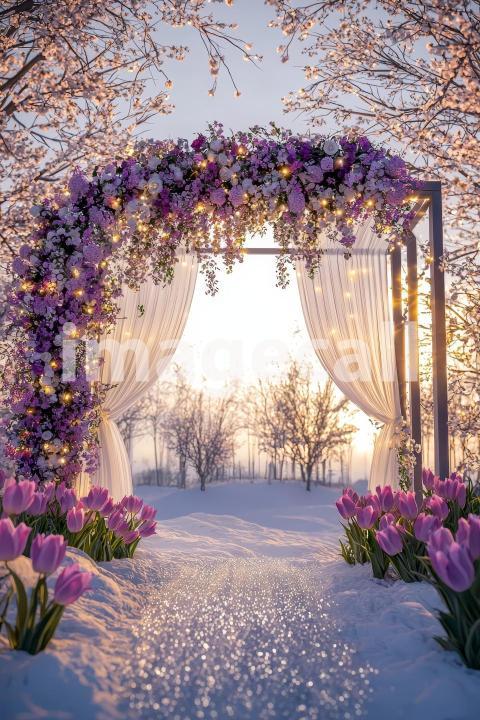 4486 Floral Arch