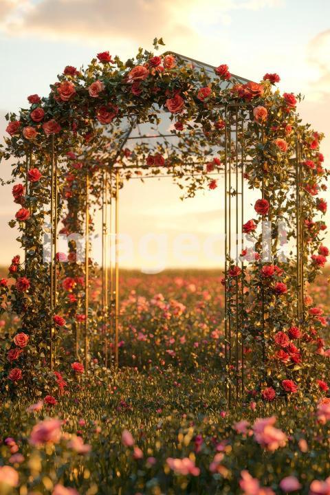 4485 Floral Arch