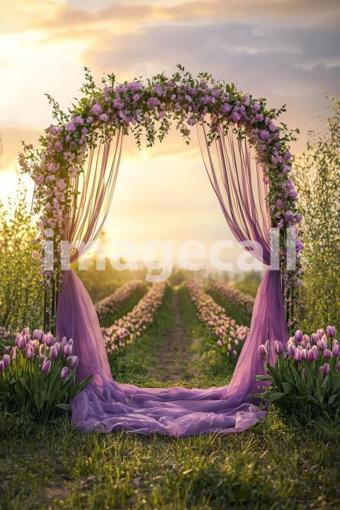 4489 Floral Arch