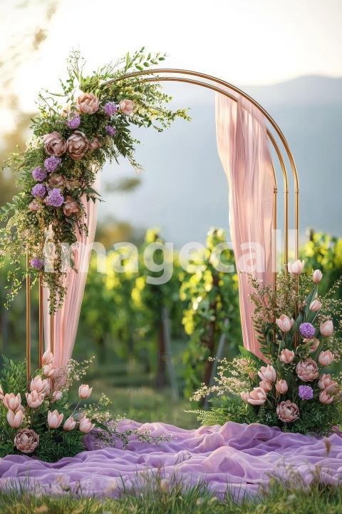 4490 Floral Arch