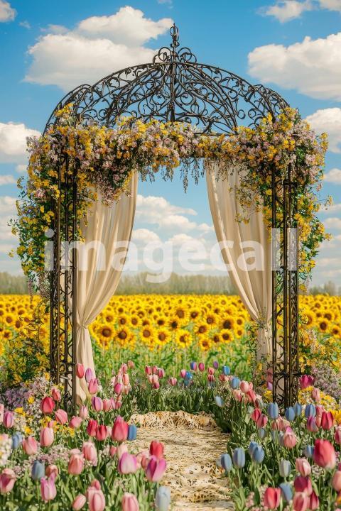 4504 Floral Arch