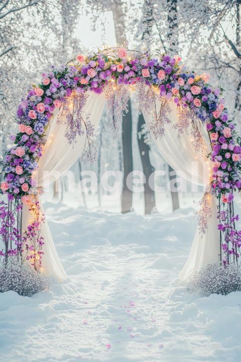 4487 Floral Arch