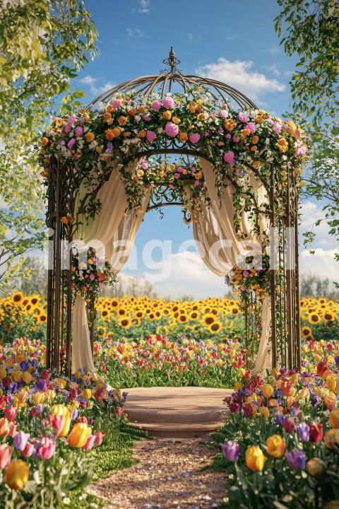 4506 Floral Arch