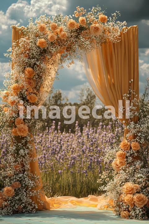 4989 Floral Arch