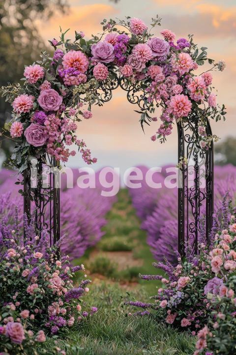 5015 Floral Arch