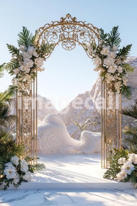 5028 Floral Arch