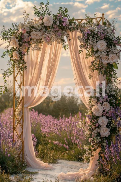 5019 Floral Arch