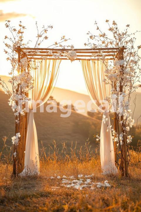 4833 Floral Arch
