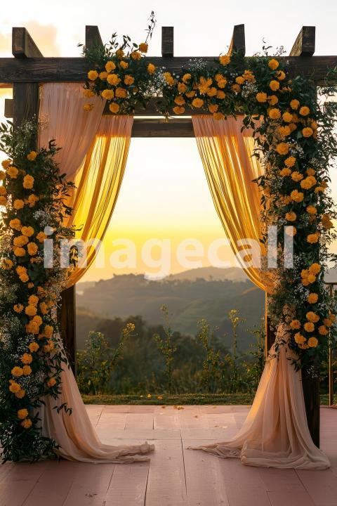 4874 Floral Arch