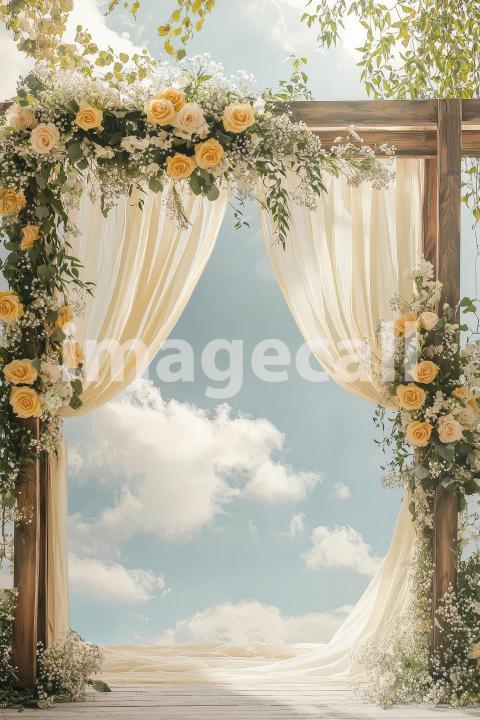 4887 Floral Arch