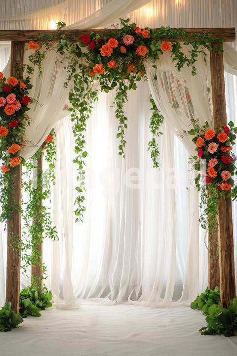4933 Floral Arch