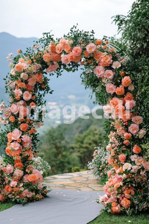 4979 Floral Arch