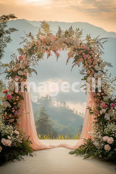 5032 Floral Arch
