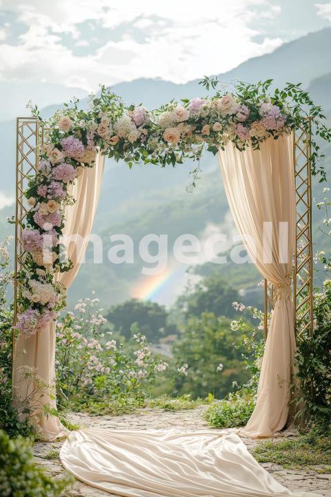 5047 Floral Arch