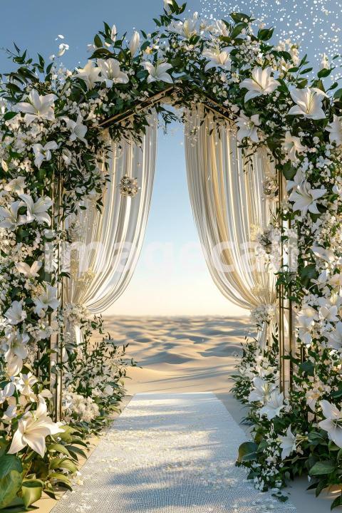5065 Floral Arch