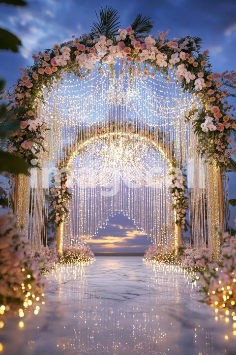 5074 Floral Arch
