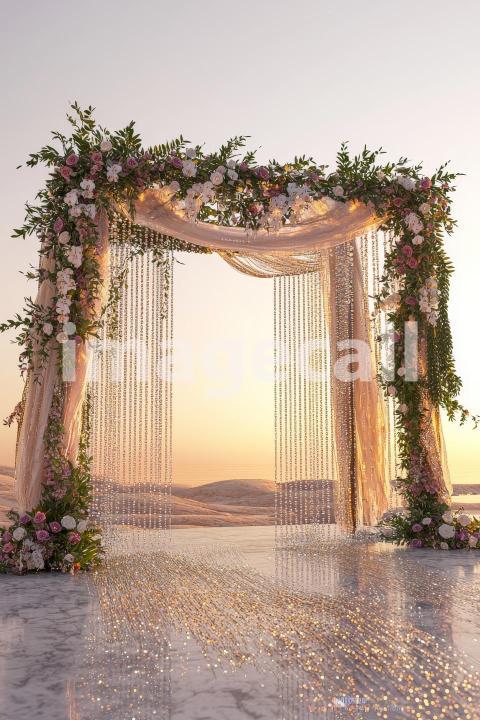 5073 Floral Arch