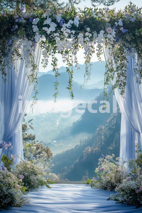 5077 Floral Arch