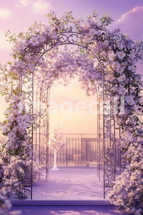 3793 Floral Arch