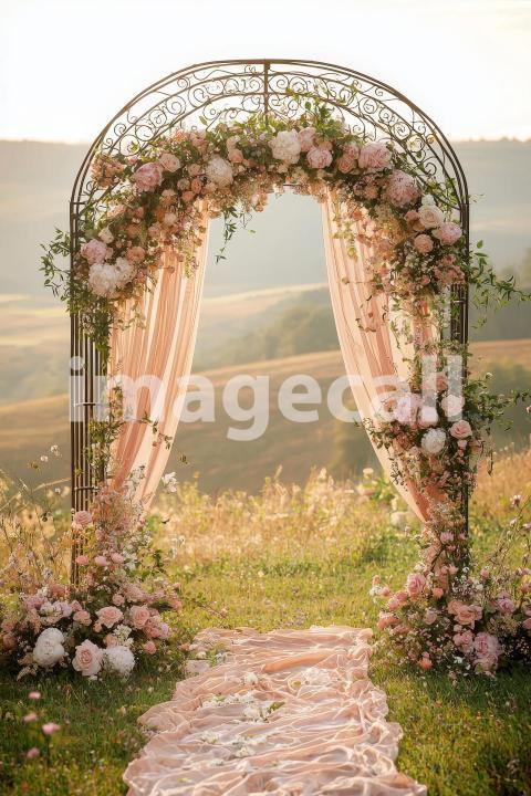 3862 Floral Arch
