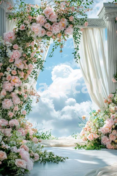 3864 Floral Arch