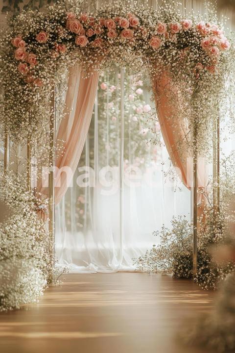 3874 Floral Arch