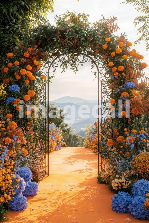 3878 Floral Arch