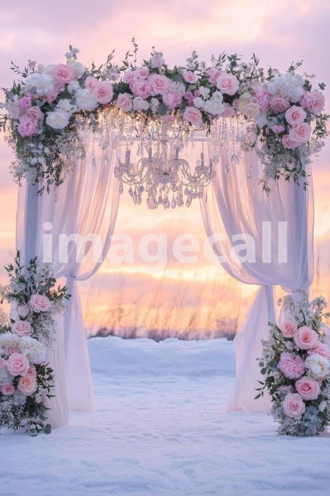 3887 Floral Arch