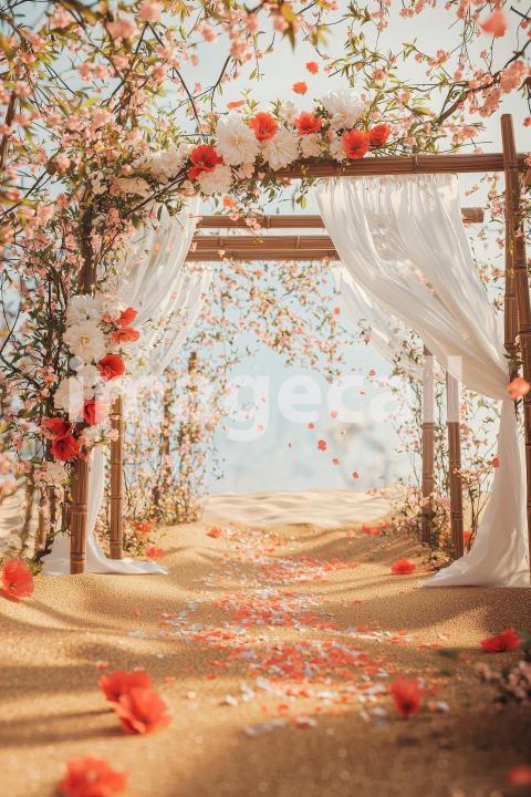 3886 Floral Arch