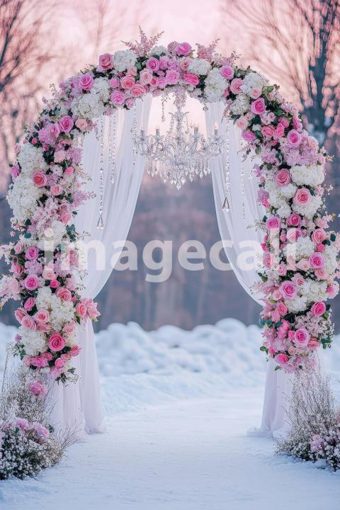 3889 Floral Arch