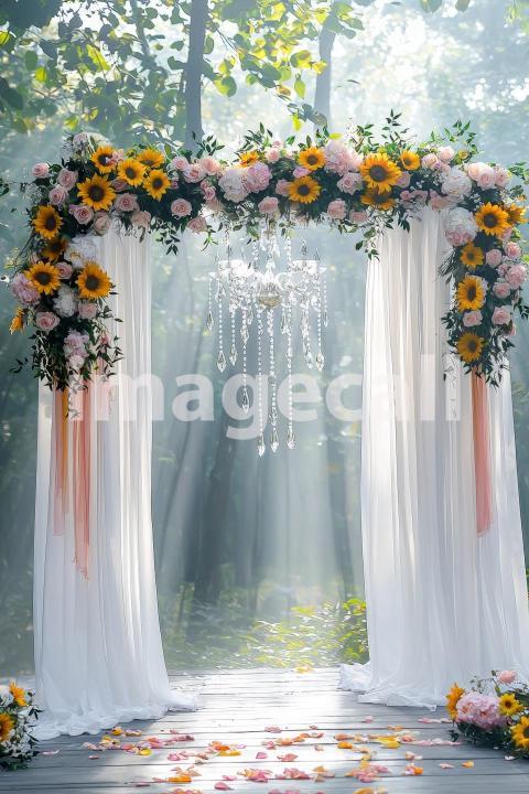 3895 Floral Arch