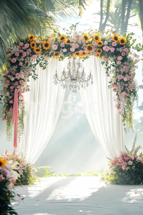 3894 Floral Arch