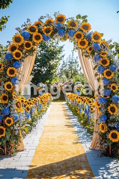 3892 Floral Arch
